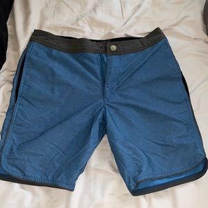 Nitrous black surfing board shorts